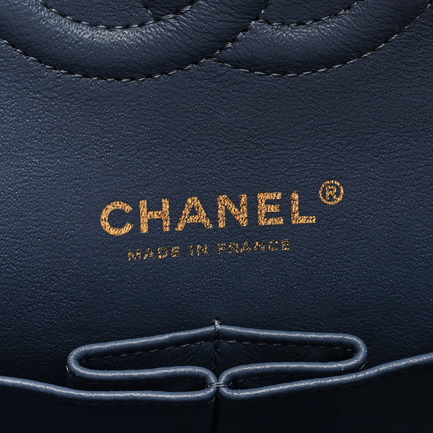 Chanel Denim Tweed Quilted Medium Double Flap Blue 6 of 9