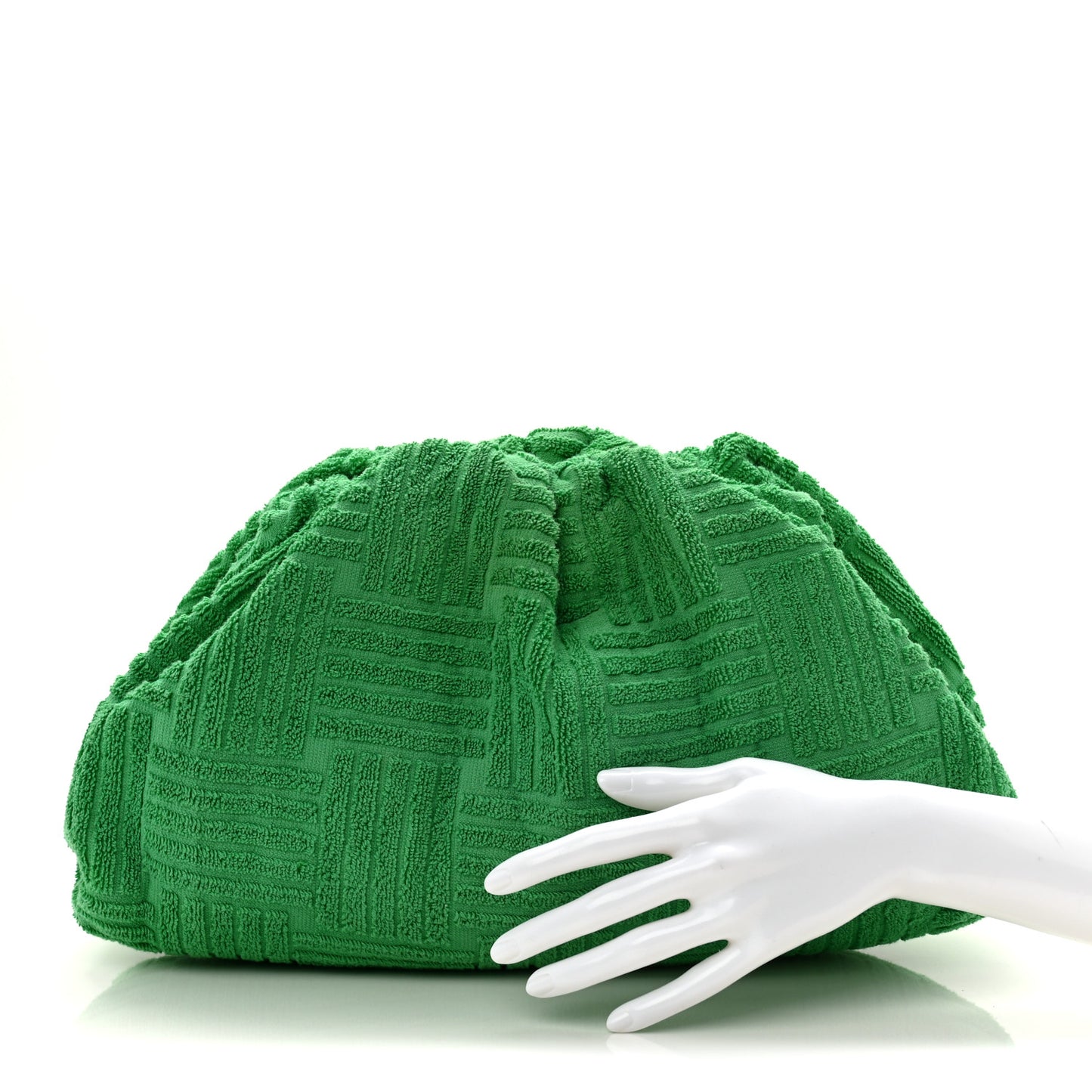 Sponge Fabric The Pouch Clutch Grass
