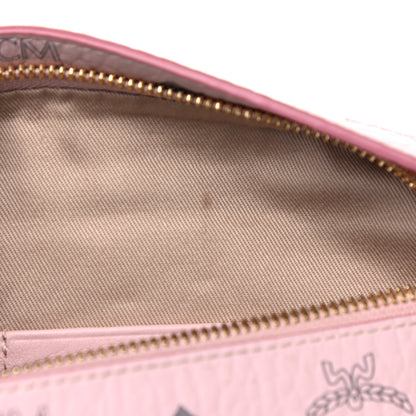 MCM Visetos Small Crossbody Belt Bag Soft Pink 7 of 7