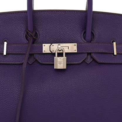 Hermes Togo Birkin 35 Iris 8 of 10