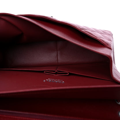 Chanel Caviar Quilted Jumbo Double Flap Dark Red 5 of 12