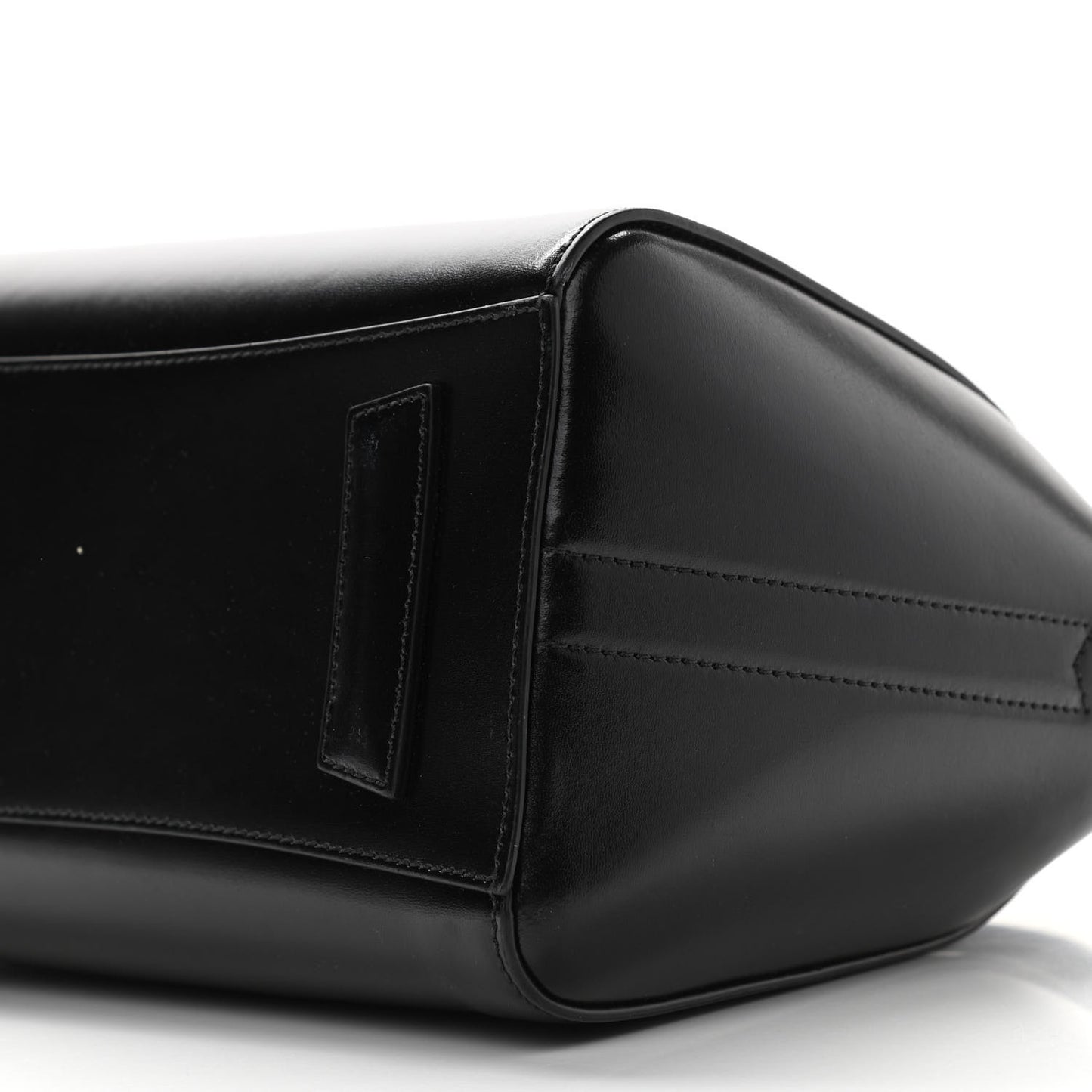 Shiny Lord Calfskin Small Antigona Black