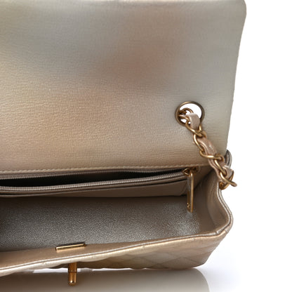 Chanel Metallic Goatskin Quilted Mini Rectangular Flap Gold 4 of 10