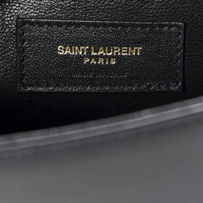 Saint Laurent Grain De Poudre Small Monogram Kate Satchel Black 6 of 9