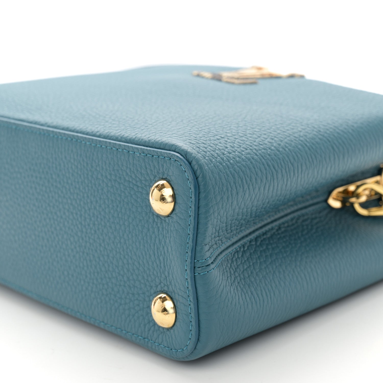 Louis Vuitton Taurillon Snakeskin Capucines BB Mallard 9 of 12
