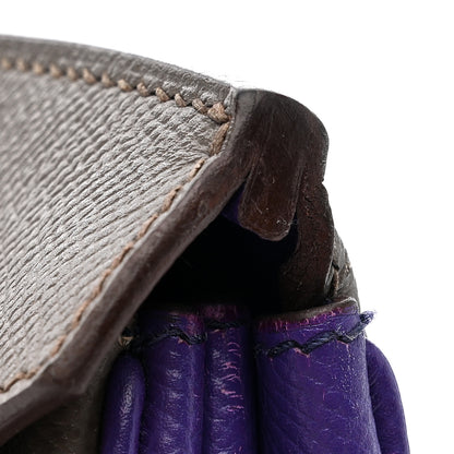 Hermes Epsom Bi-Color Horseshoe Birkin 35 Etain Crocus 14 of 14