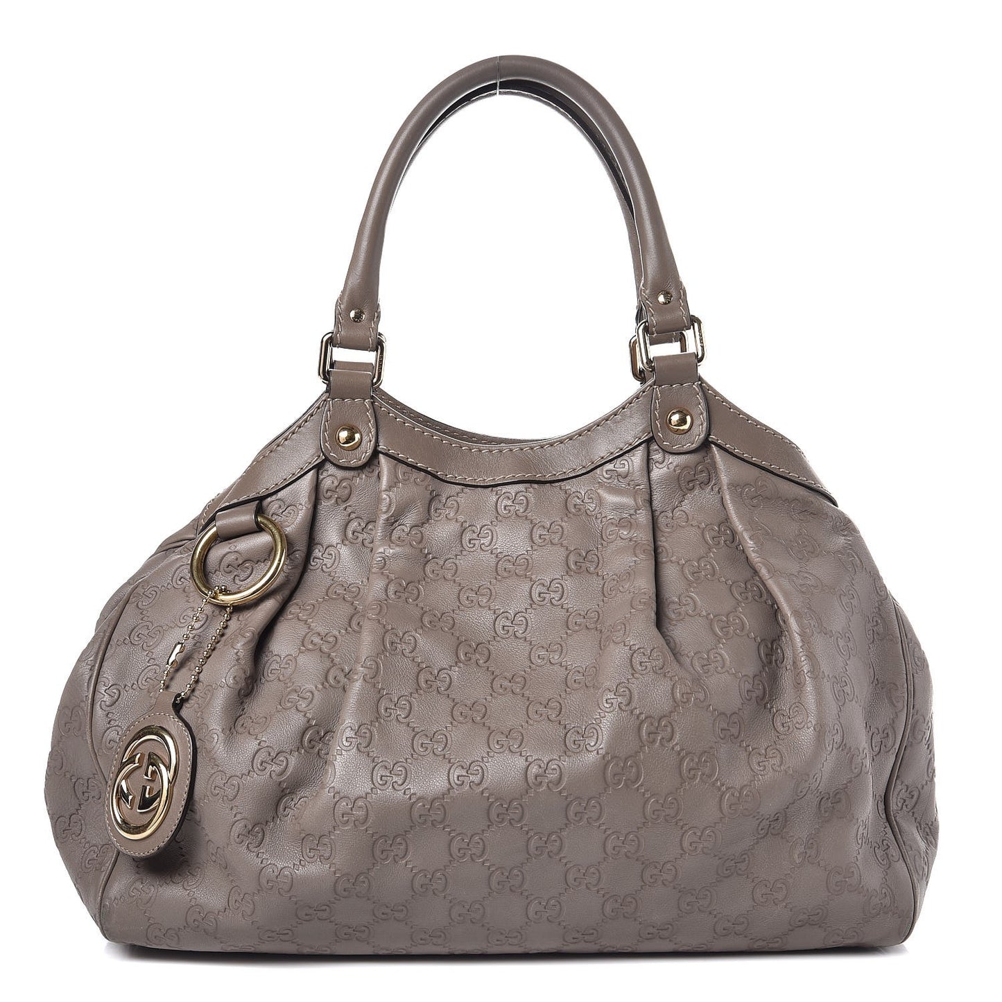 Guccissima Medium Sukey Tote Taupe