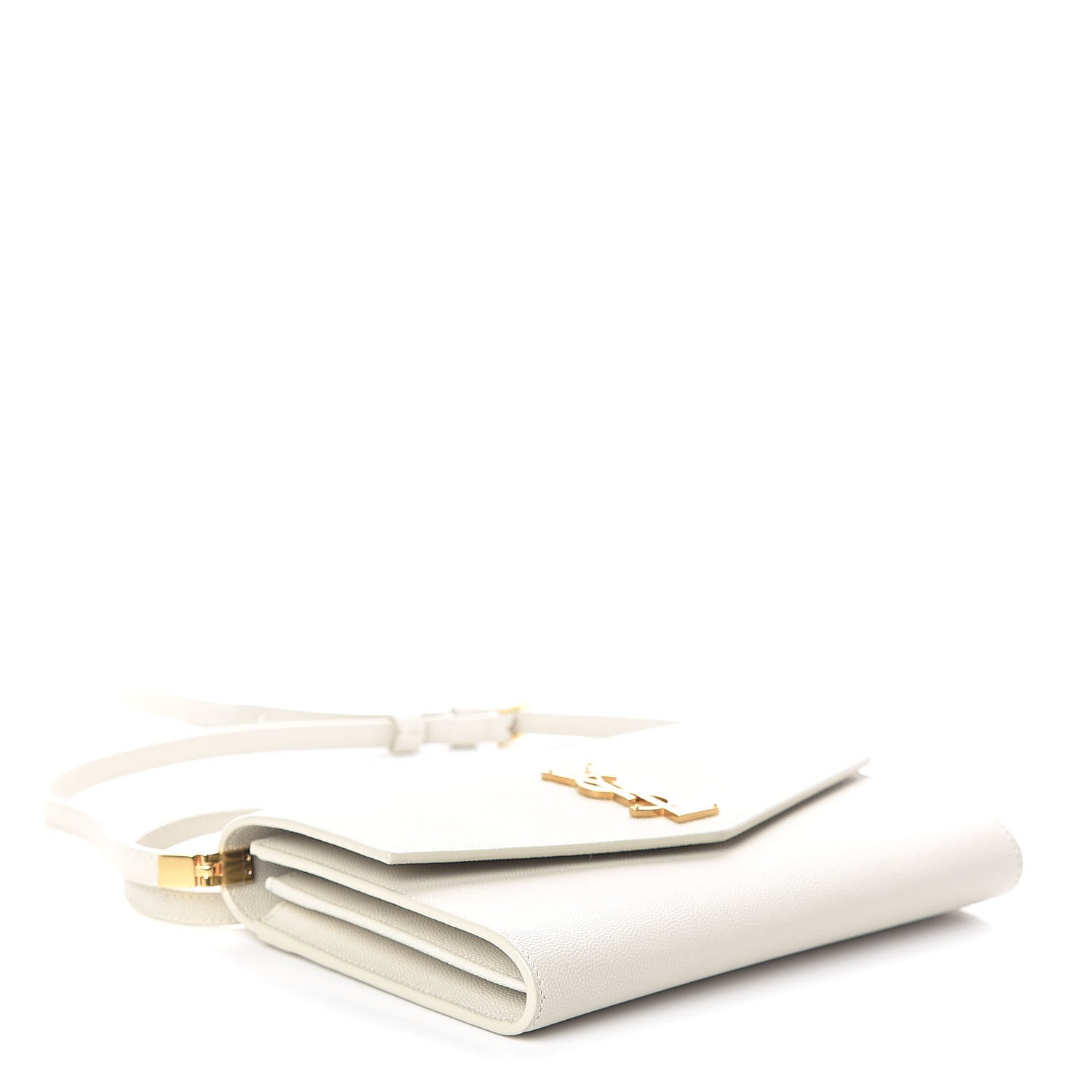 Saint Laurent Grain de Poudre Mini Uptown Crossbody Bag Crema Soft 4 of 10