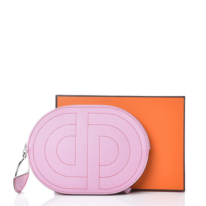 Hermes Chevre Mysore Inox In-The-Loop-To-Go Pochette Mauve Sylvestre 8 of 8
