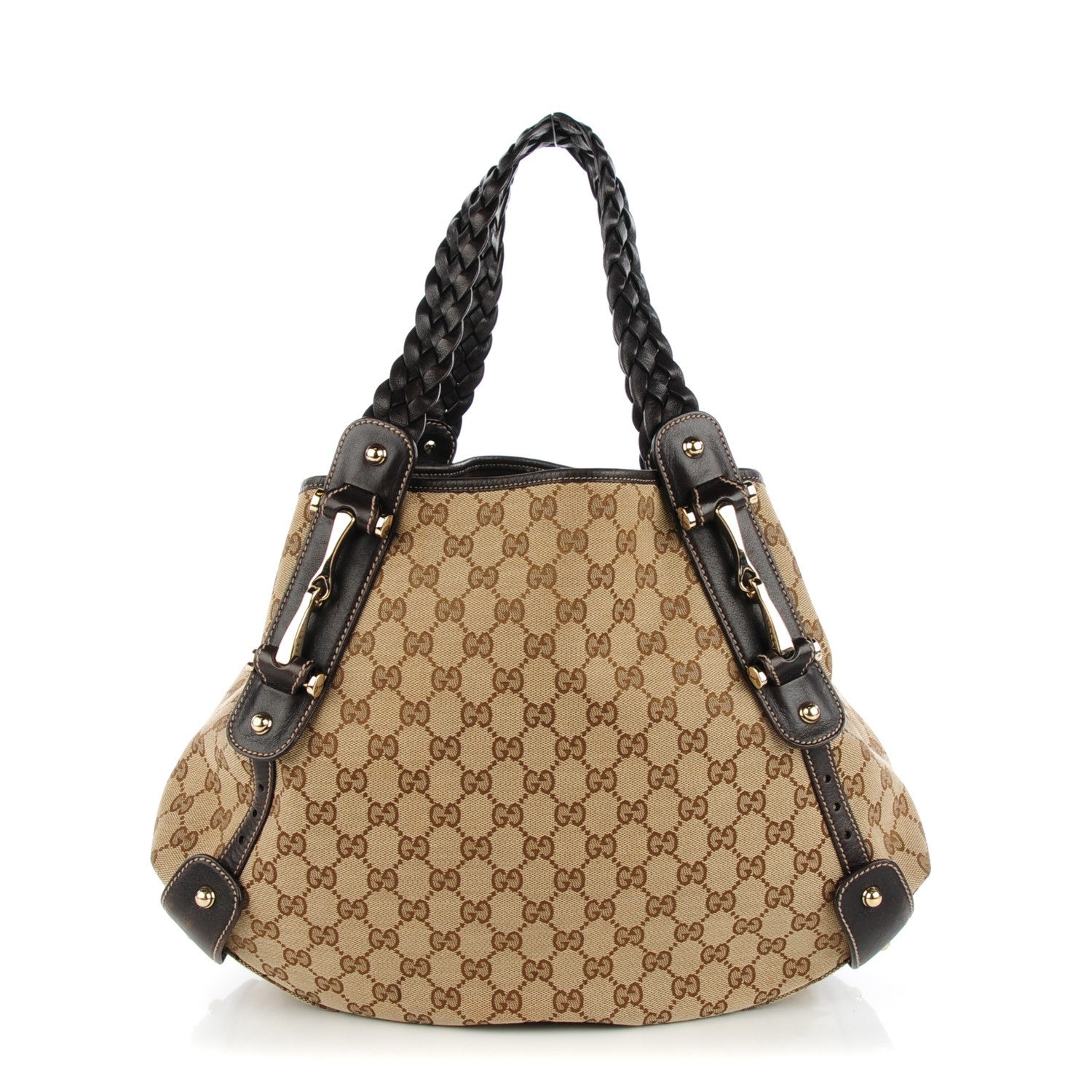Gucci Monogram Medium Pelham Shoulder Bag Dark Brown 1 of 7