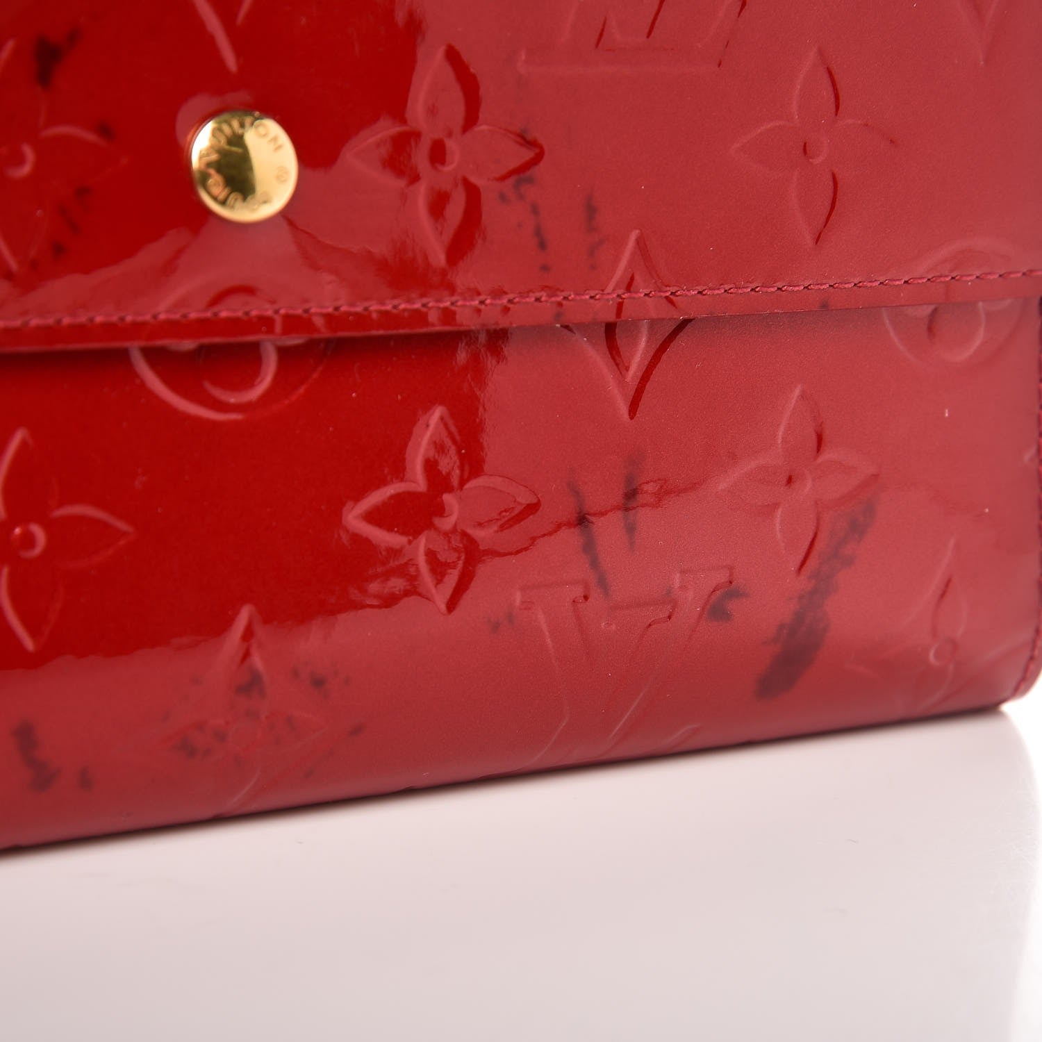 Louis Vuitton Vernis Porte Tresor International Wallet Pomme D'Amour 12 of 12