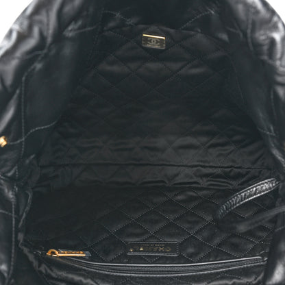Chanel Shiny Calfskin Quilted Small Chanel 22 Black 5 of 11