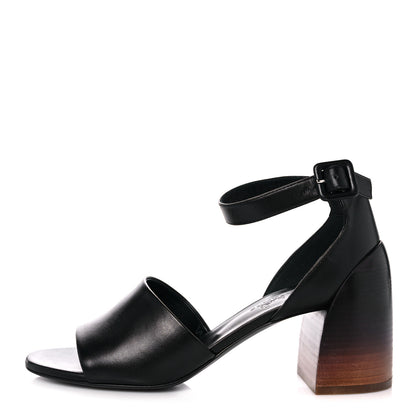Hermes Calfskin Anne Sandals 35 Black 1 of 12