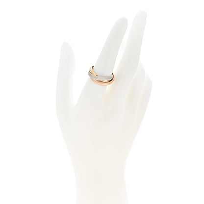 Cartier 18K Pink Yellow White Gold Classic Trinity Ring 56 7.5 2 of 6