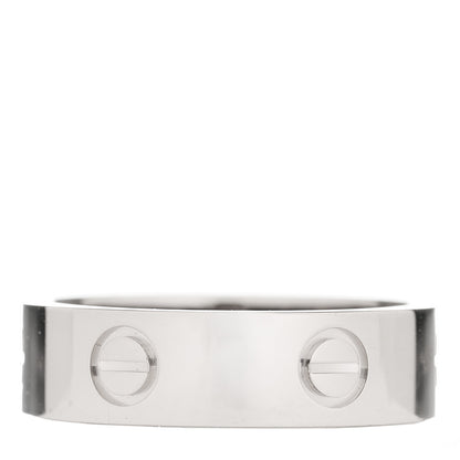 Cartier 18K White Gold 5.5mm LOVE Ring 58 8.25 2 of 4