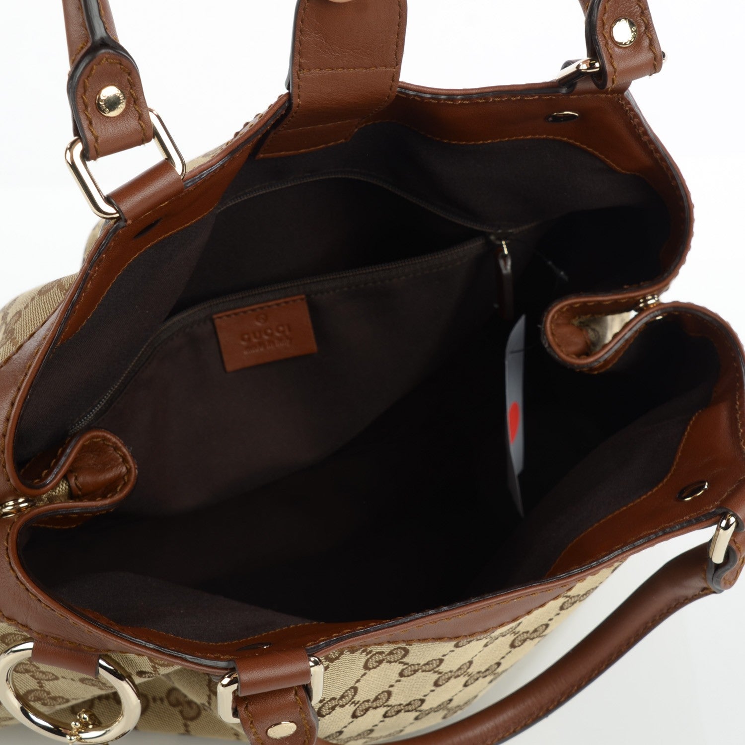 Gucci Monogram Medium Sukey Tote Brown 5 of 7