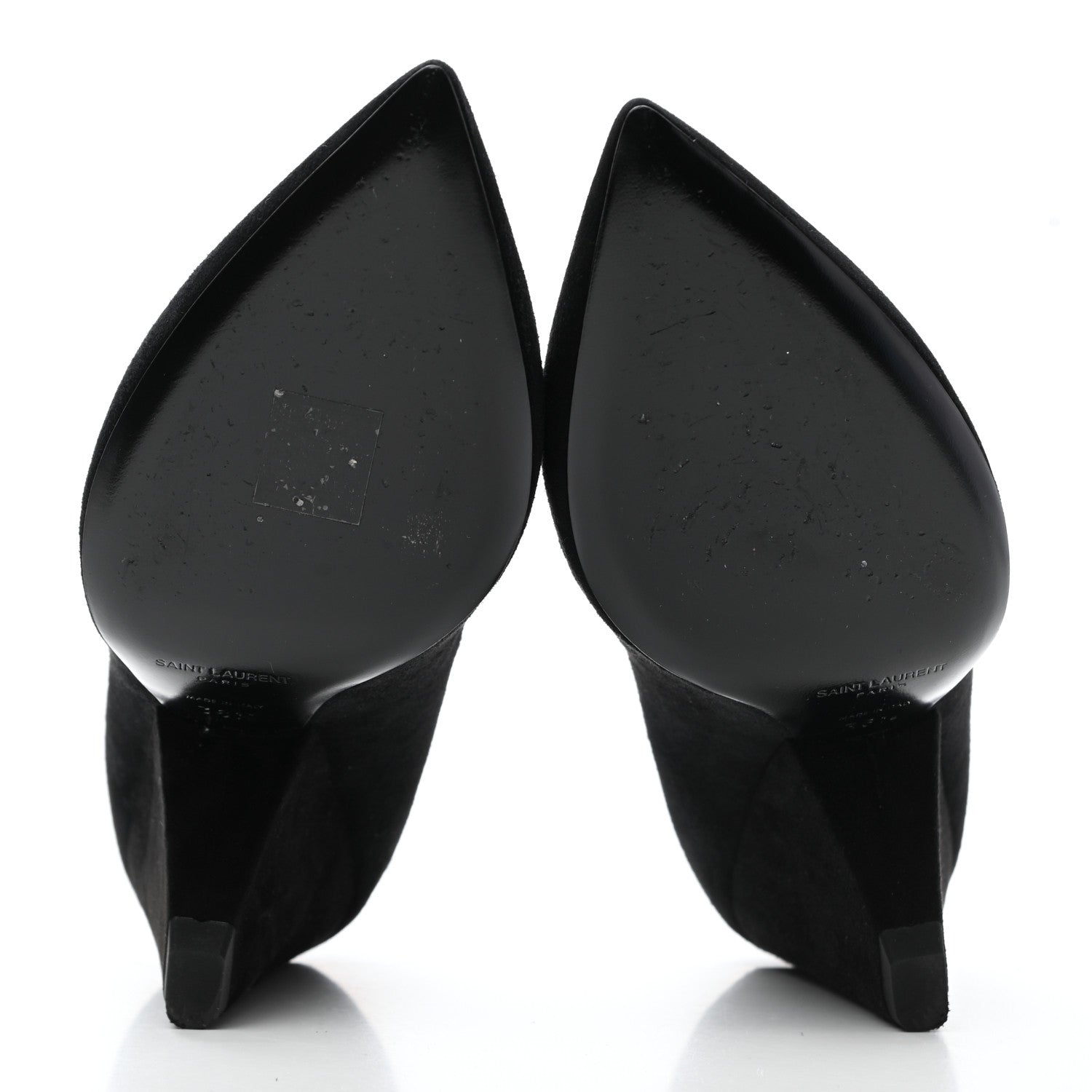 Saint Laurent Suede Niki 85 Pumps 38.5 Black 5 of 9