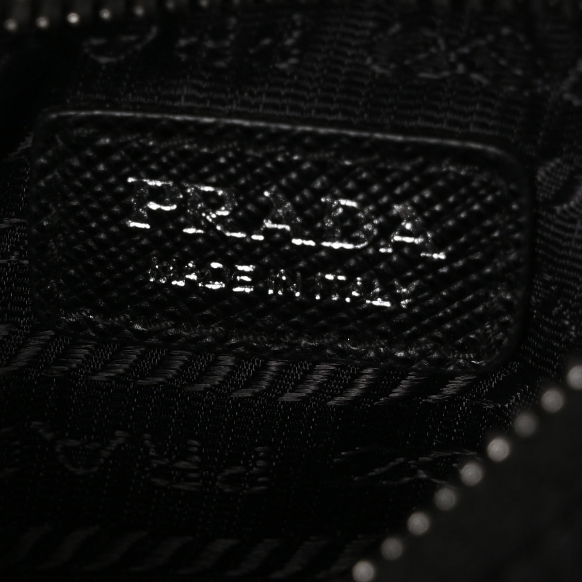 Prada Tessuto Nylon Mini Re-Edition 2000 Shoulder Bag Black 6 of 11