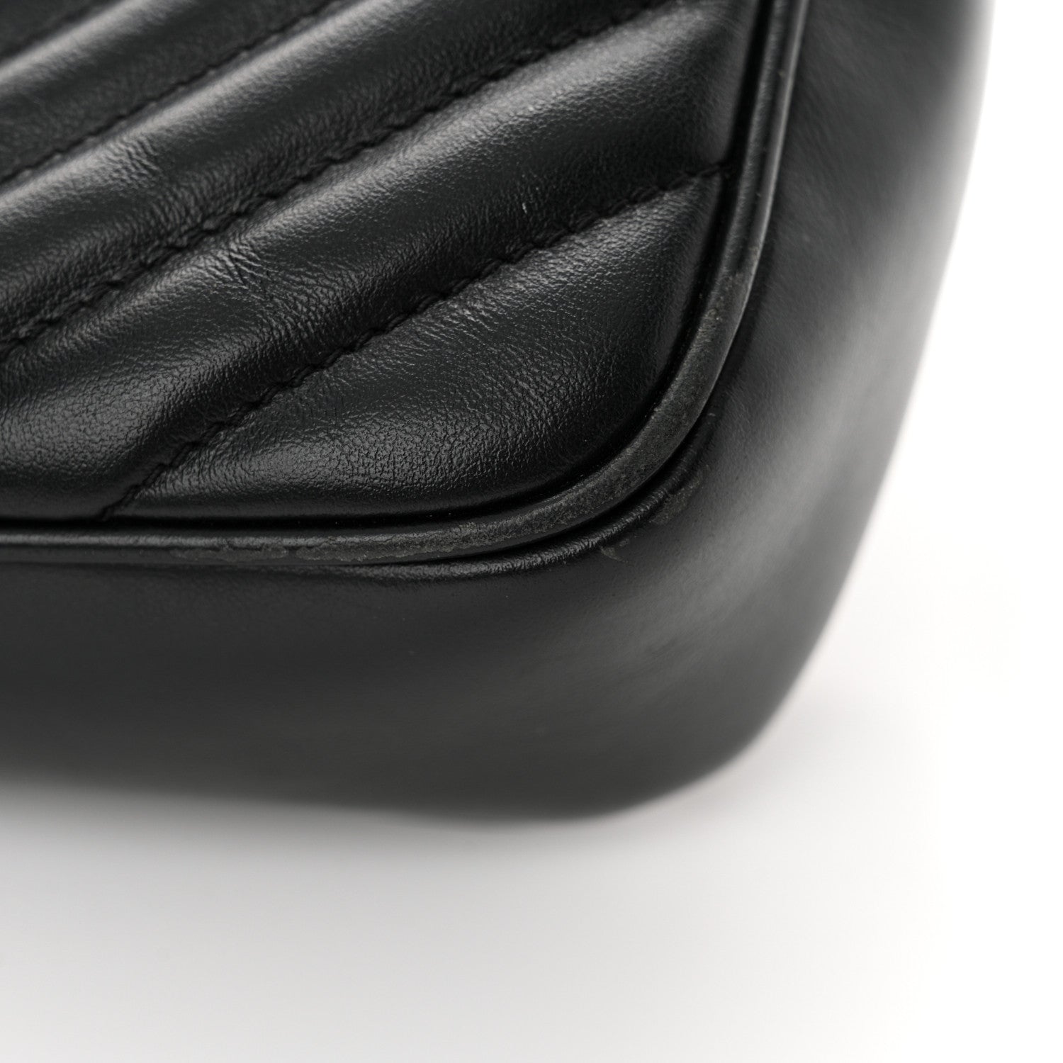 Saint Laurent Calfskin Matelasse Monogram Lou Camera Bag Black 17 of 19