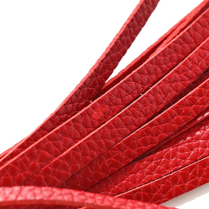 Gucci Pebbled Calfskin Medium Soho Flap Crossbody Vibrant Red 11 of 11
