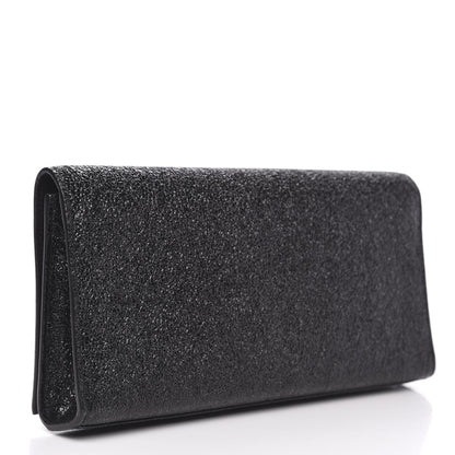 Saint Laurent Glitter Classic Monogram Cassandre Tassel Clutch Black 3 of 10
