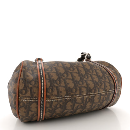 Christian Dior Monogram Romantique Trotter Flap Bag Brown 4 of 13