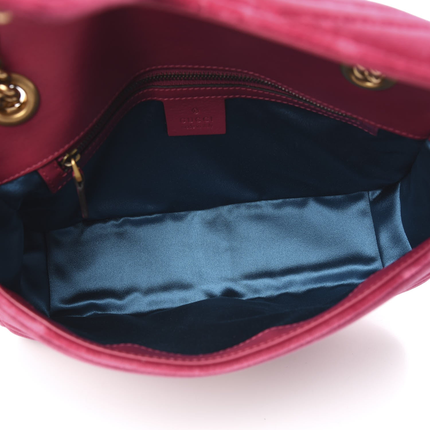 Gucci Velvet Matelasse Small GG Marmont Shoulder Bag Light Raspberry Rose 5 of 10