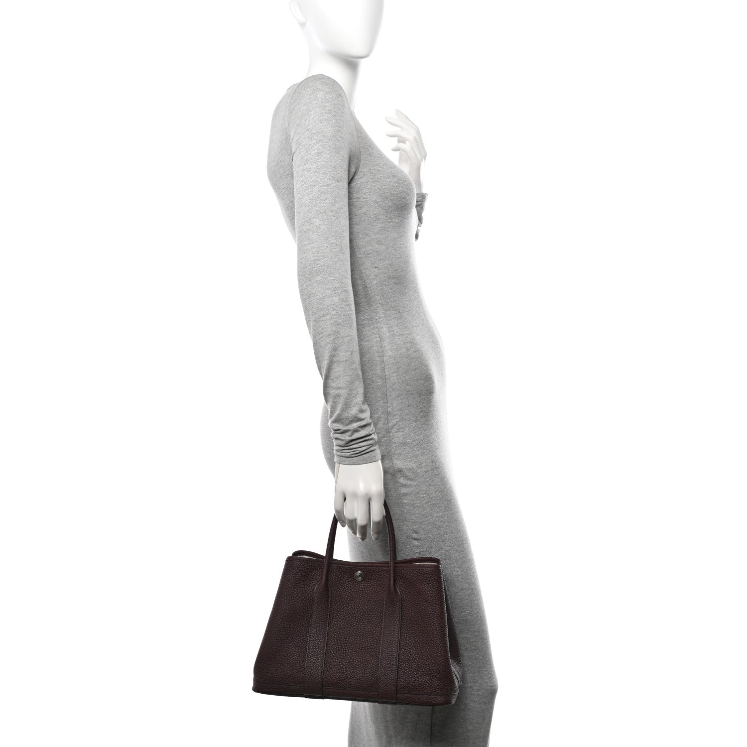 Hermes Negonda Garden Party Tote 30 TPM Bordeaux 2 of 9