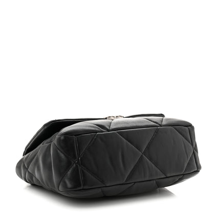 Chanel Lambskin Quilted Medium Chanel 19 Flap Black 4 of 11