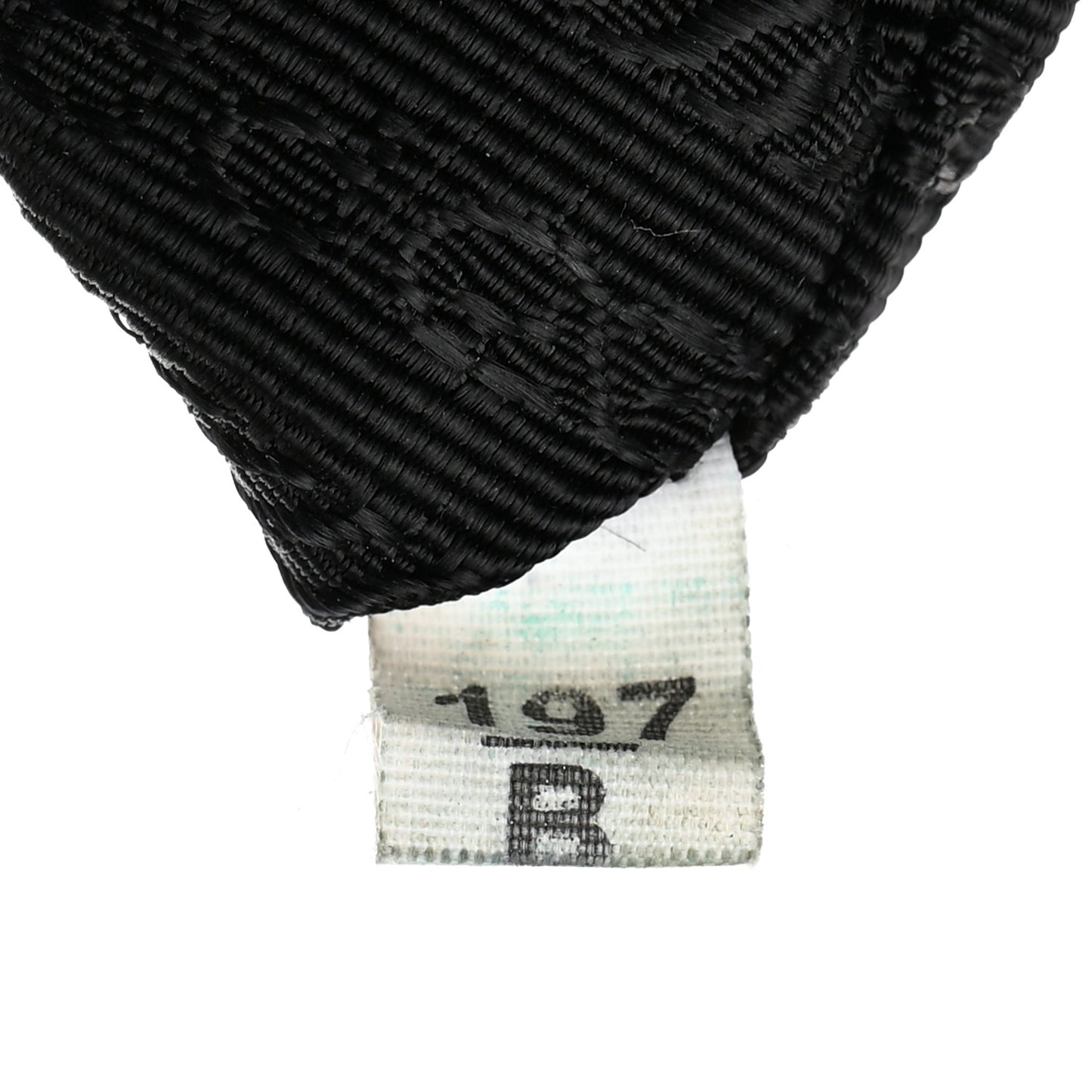 Nylon Tessuto Impuntu Quilted Crossbody Bag Black