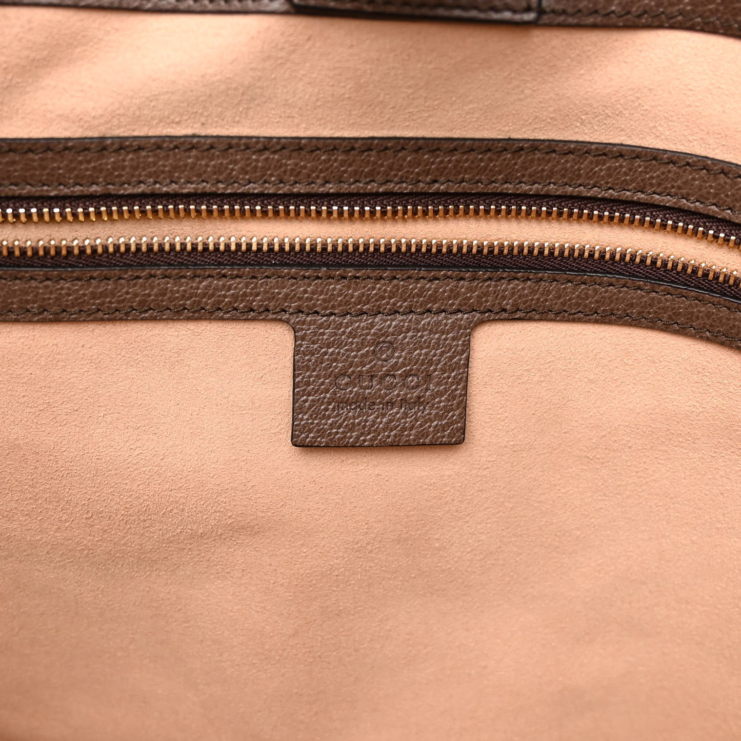 GG Supreme Monogram Medium Ophidia Shopping Tote Brown