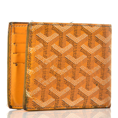 Goyard Goyardine Bi-Fold Victoire PM Wallet Yellow 3 of 10