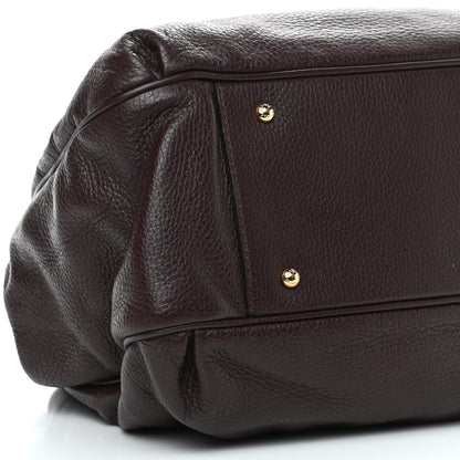 Dolce & Gabbana Calfskin Key Zip Tote Dark Red 6 of 7