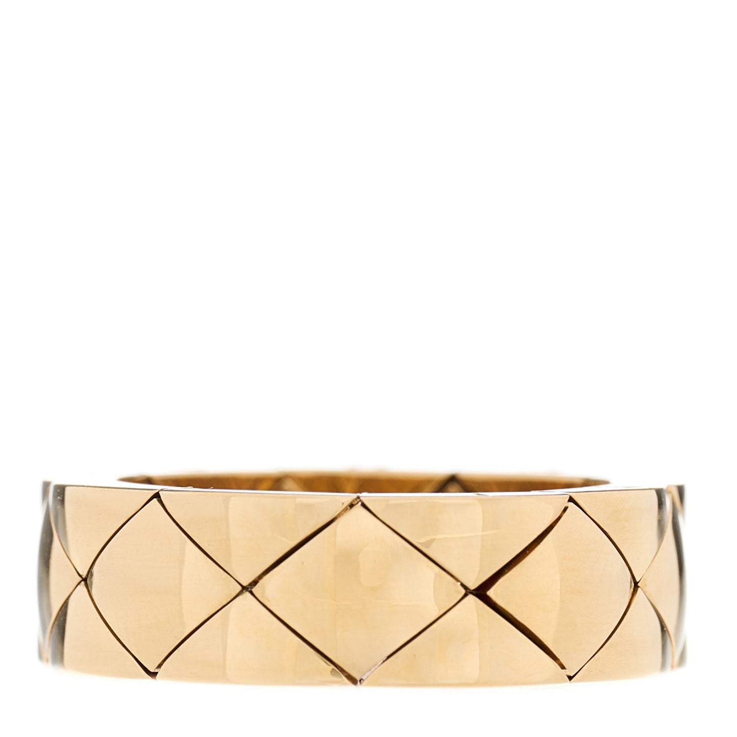 18K Yellow Gold Small Matelasse Ring 57 8