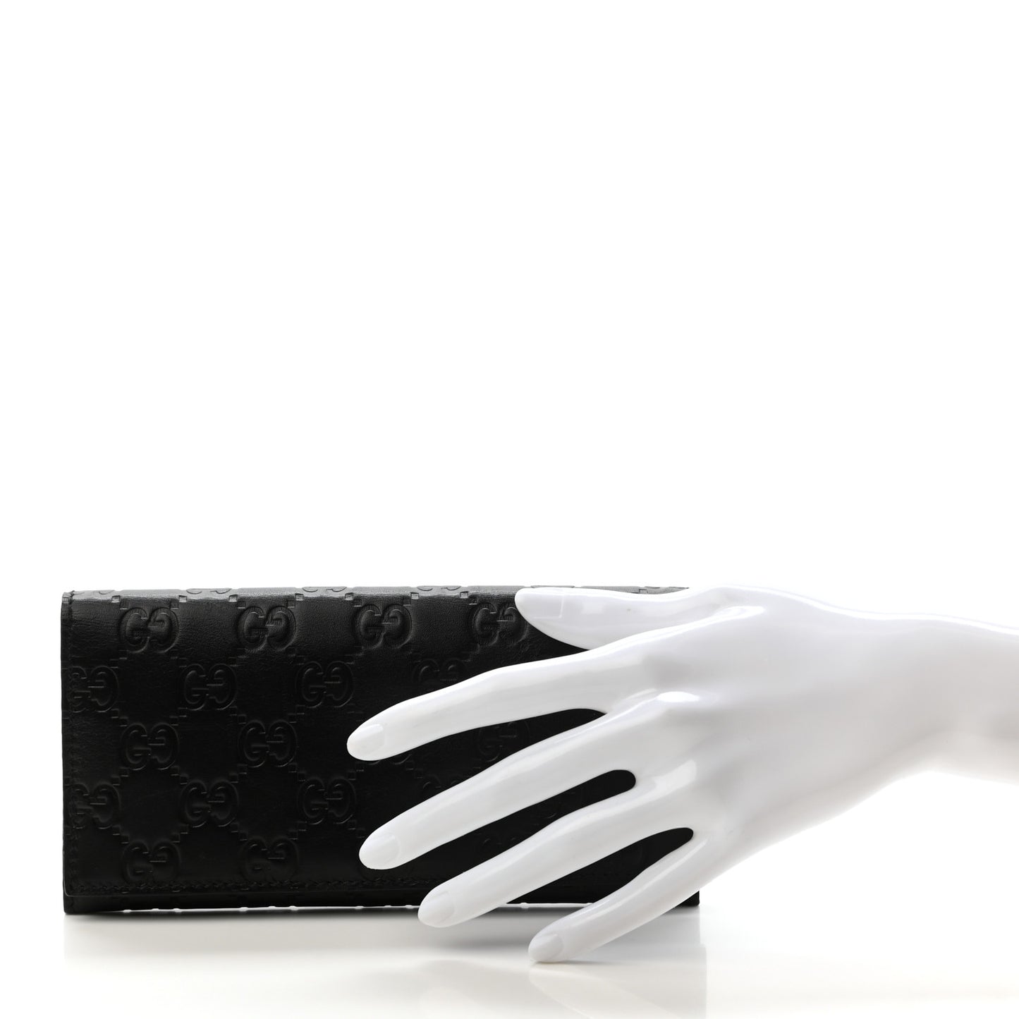 Guccissima Continental Flap Wallet Black