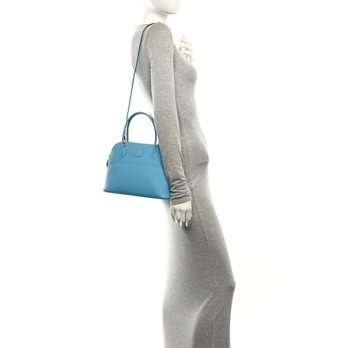 Hermes Epsom Bolide 27 Bleu Du Nord 2 of 10