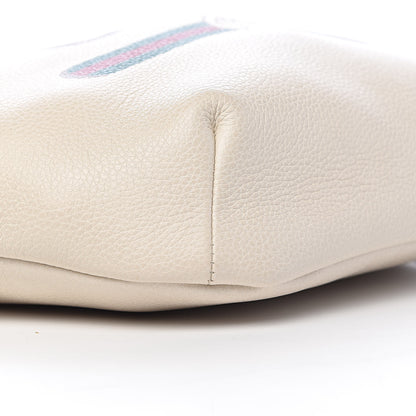 Gucci Grained Calfskin Logo Belt Bag White 8 of 10