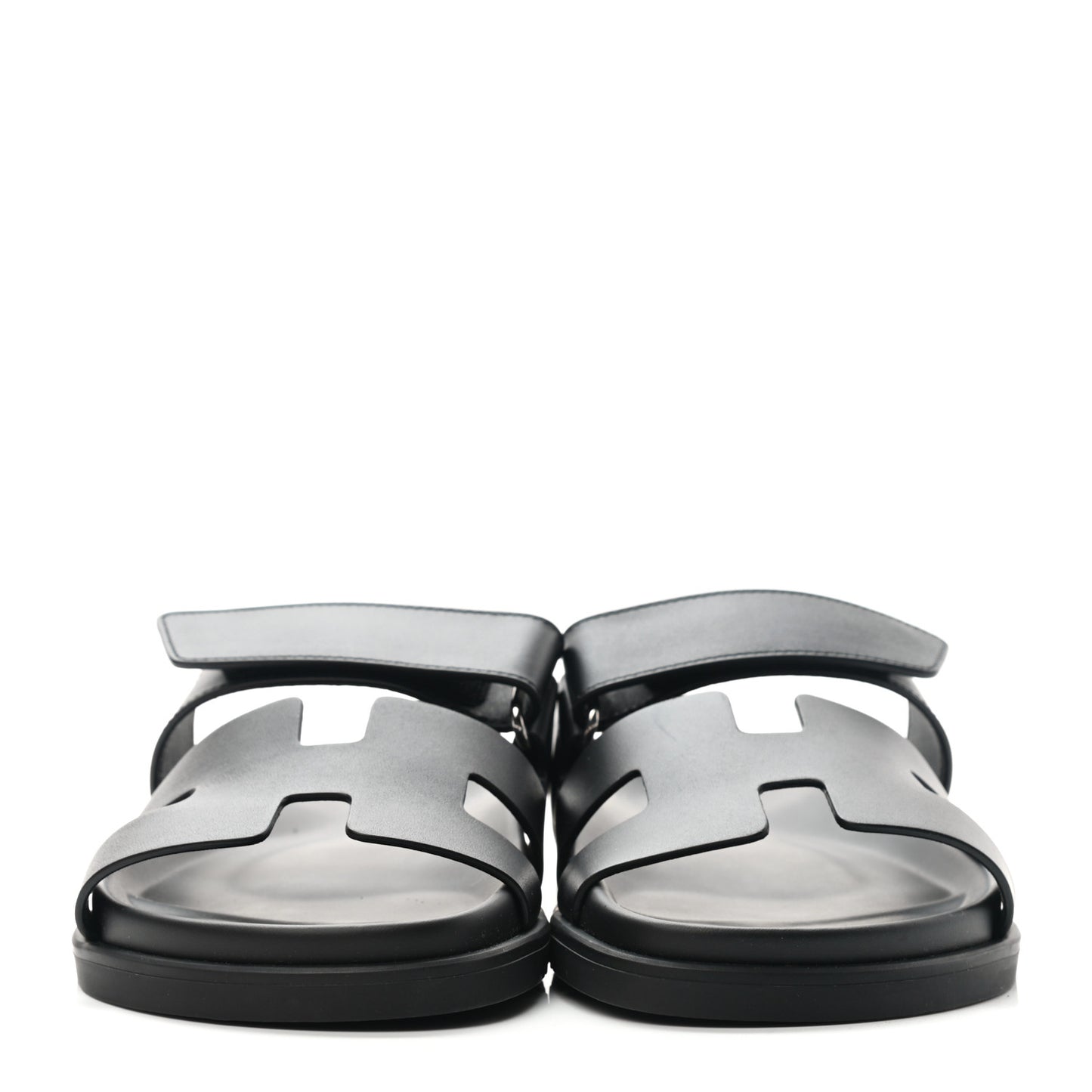 Calfskin Womens Chypre Sandals 36.5 Black