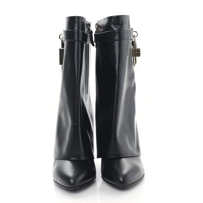 Givenchy Calfskin Shark Lock Ankle Boots 40 Black 2 of 6