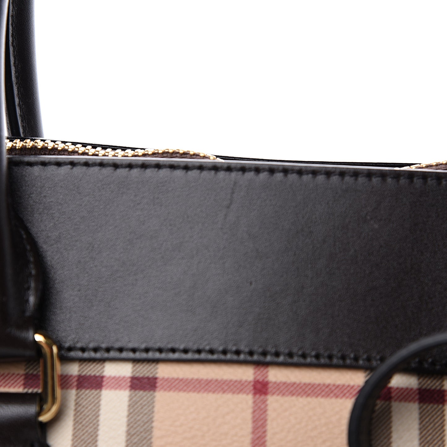 Haymarket Check Medium Primrose Tote Chocolate