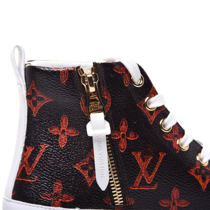 Louis Vuitton Catogram Stellar Sneaker Boots 35 Marron 11 of 14