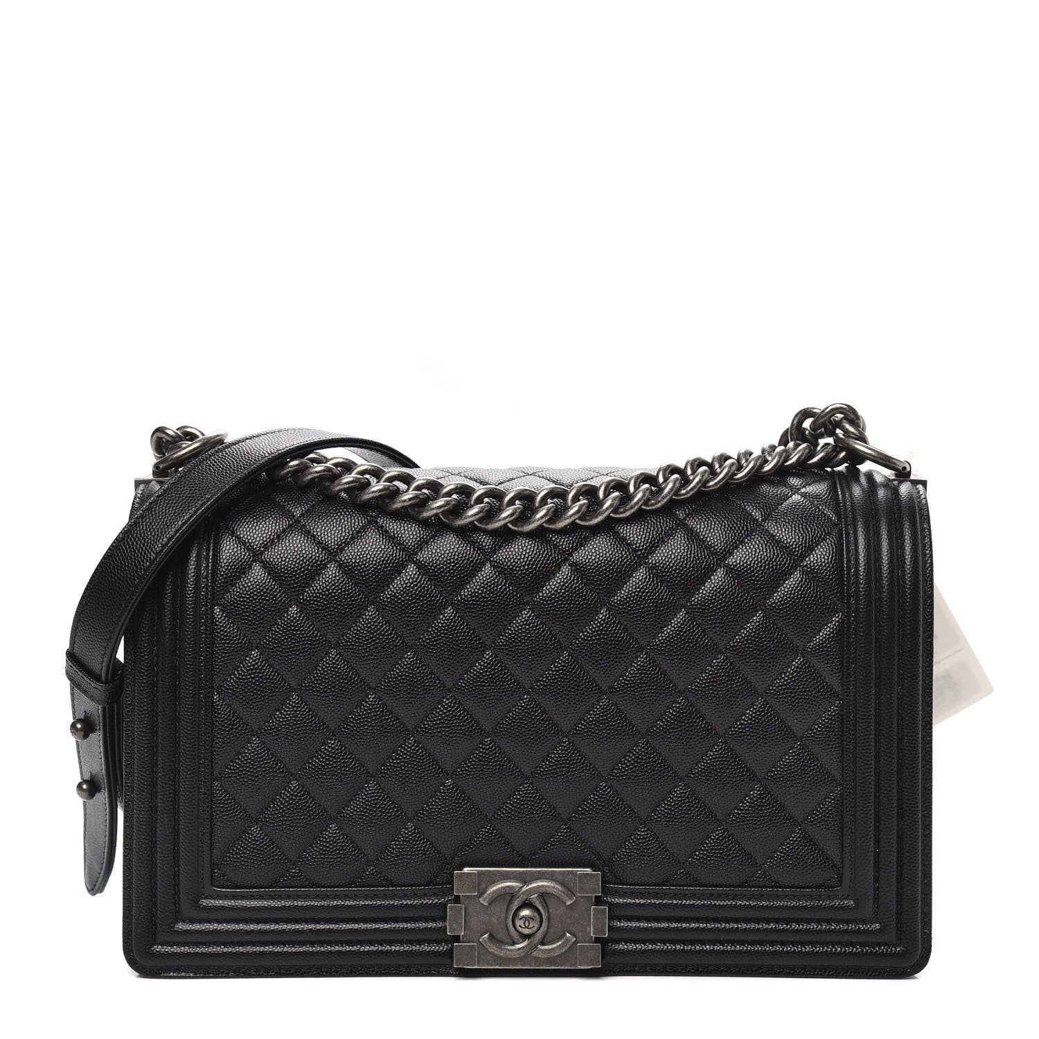 Chanel Caviar Quilted New Medium Boy Flap Black 1 of 11