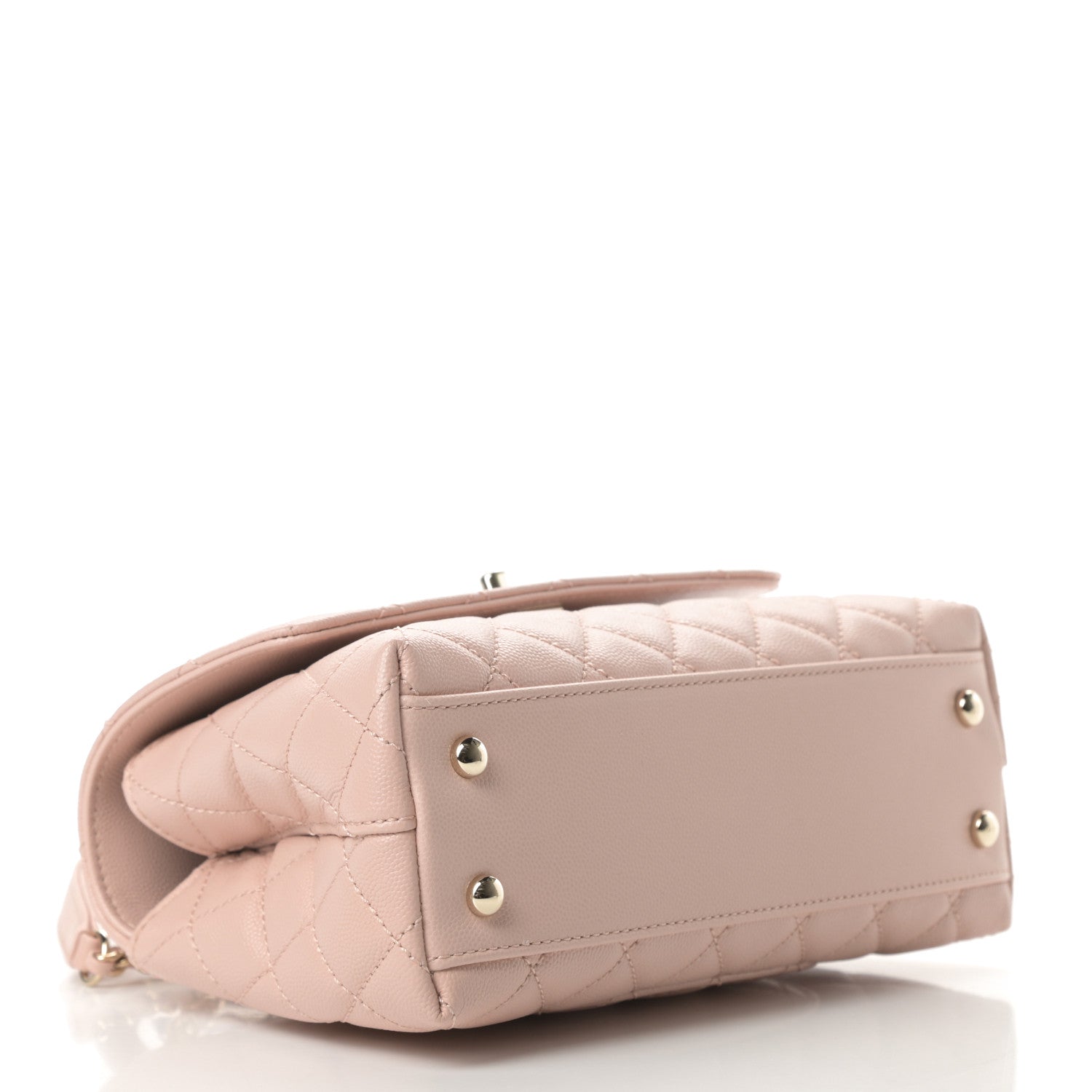 Chanel Caviar Quilted Mini Coco Handle Flap Light Pink 4 of 11