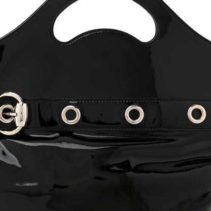 Gucci Patent Romy Medium Tote Black 8 of 11