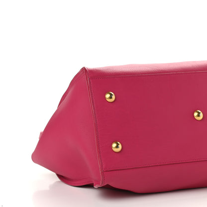 Saint Laurent Calfskin Small Classic Y Cabas Fuchsia 7 of 10