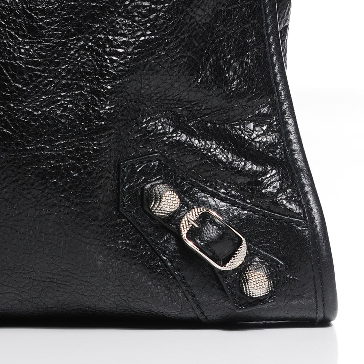 Agneau Giant 12 Silver Hardware City Black