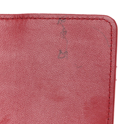 Chanel Lambskin Quilted Trendy CC Large Gusset Flap Wallet Dark Red 11 of 14