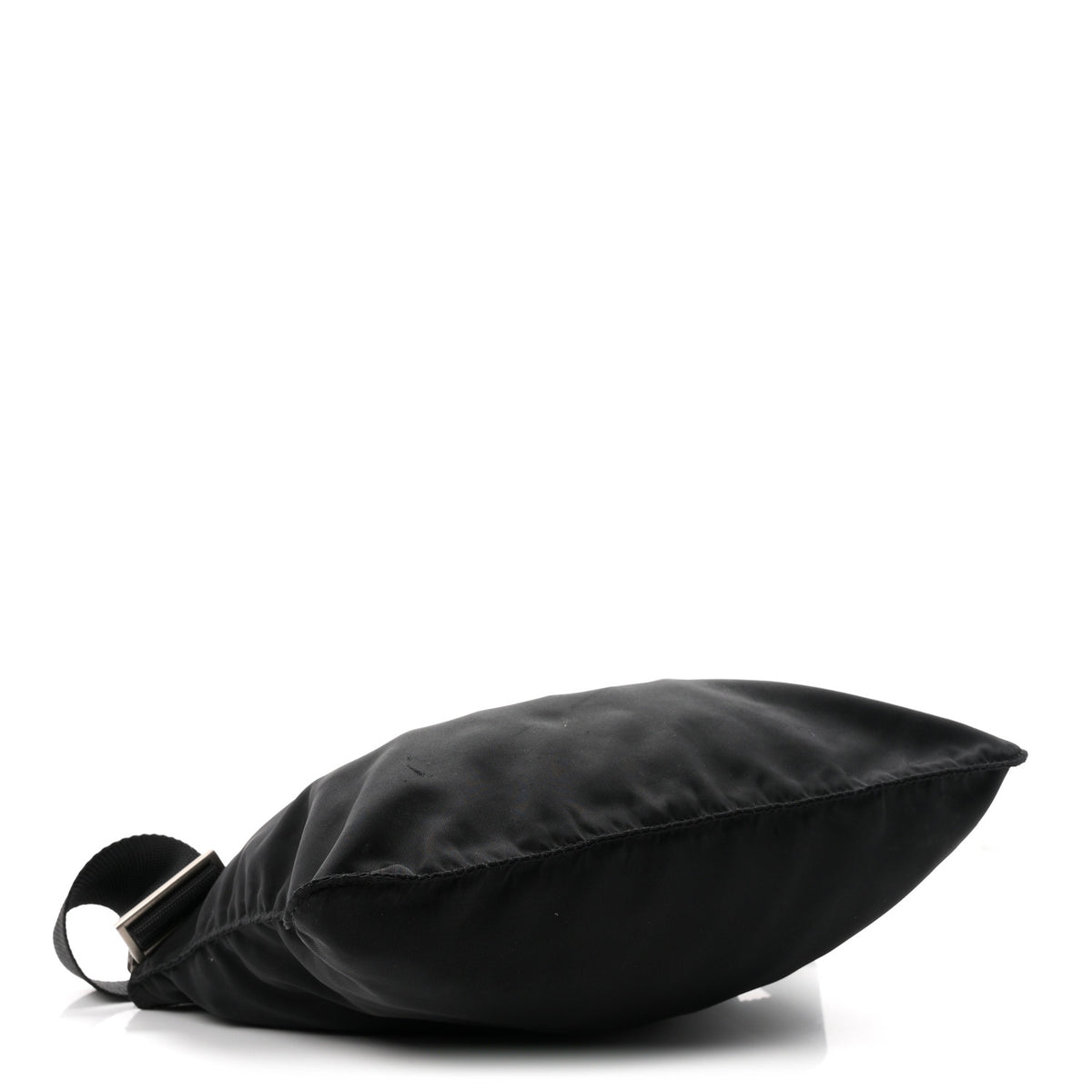 Prada Nylon Vela Flat Messenger Bag Black 4 of 10