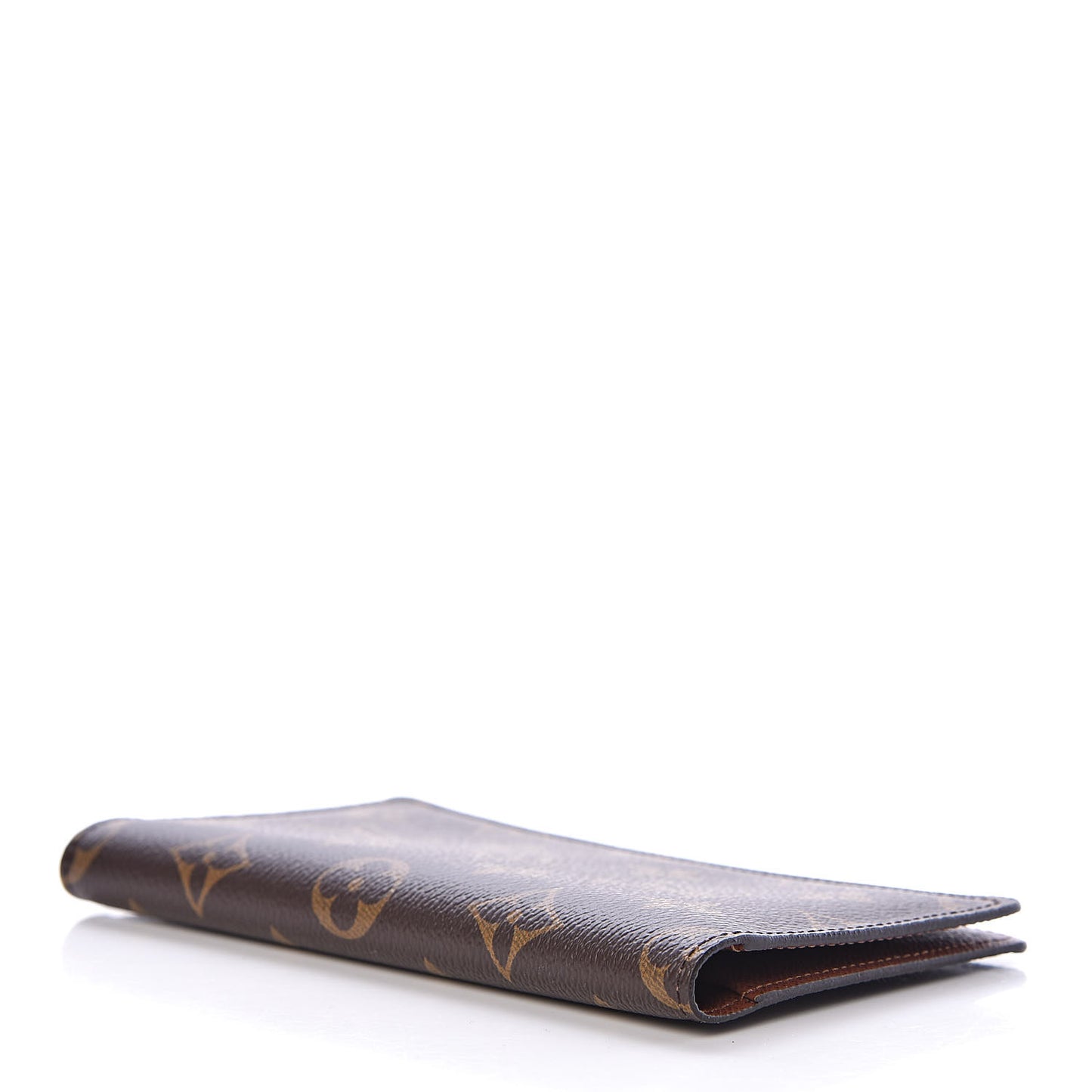 Monogram Simple Checkbook Holder Wallet Cover