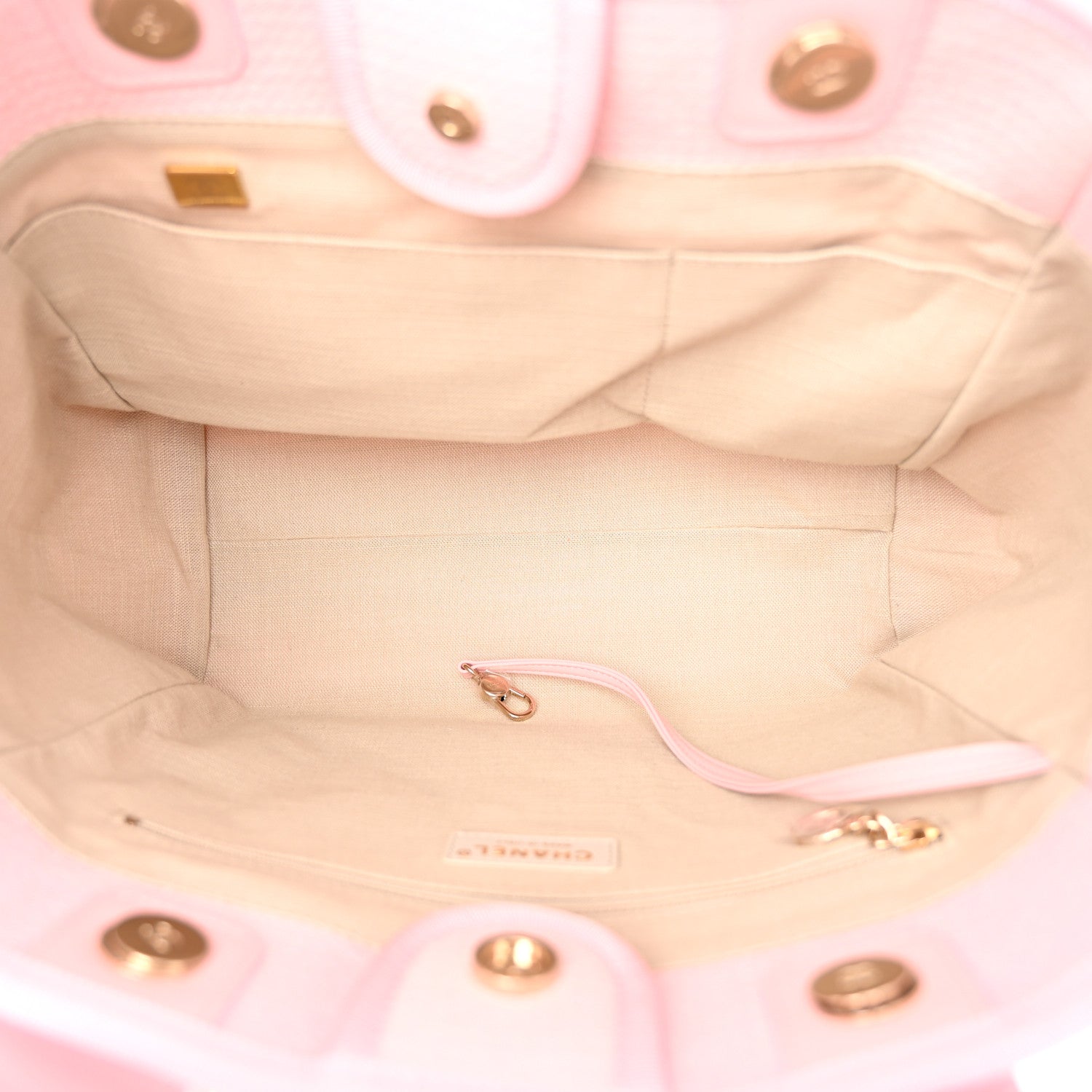 Chanel Mixed Fibers Small Deauville Tote Pink 6 of 11